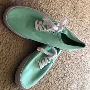Shoes mint green size 8.5